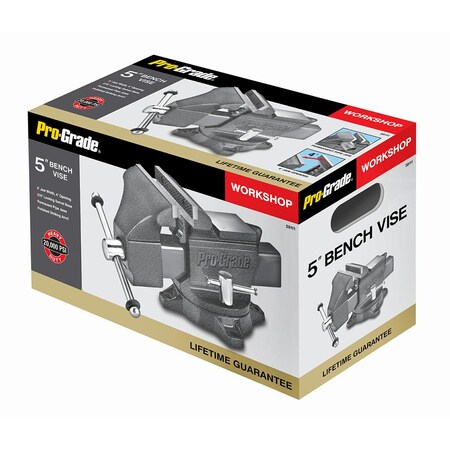 Pro-Grade Tools 5" Workshop Bench Vise 59111